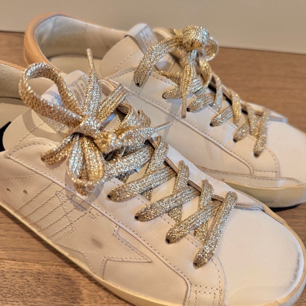 Metallic superstar Golden goose nwt! - Picture 13 of 16